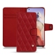 レザーケース Xiaomi Mi 11 Ultra - Rouge - Couture ( Nappa - Pantone 199C ) 