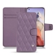 レザーケース Xiaomi Mi 11 Ultra - Lilas - Couture ( Nappa - Pantone 2645U ) 