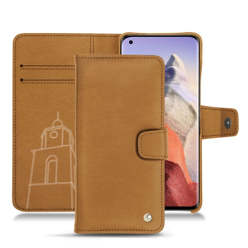Housse en cuir à rabat horizontal pour Xiaomi Mi 11 UltraCastan esparciate ( Pantone #824F2A )