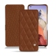 Custodia in pelle Xiaomi Mi 11 Ultra - Marron - Couture ( Nappa - Pantone 1615C ) 