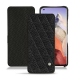 レザーケース Xiaomi Mi 11 Ultra - Ebène - Couture ( Sleek P C12 - Black ) 