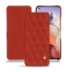 Xiaomi Mi 11 Ultra leather case - Papaye - Couture ( Pantone 180C ) 