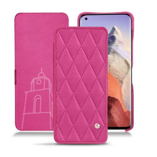 Housse en cuir élégante pour Xiaomi Mi 11 UltraRose BB - Couture ( Pantone #DB599F )