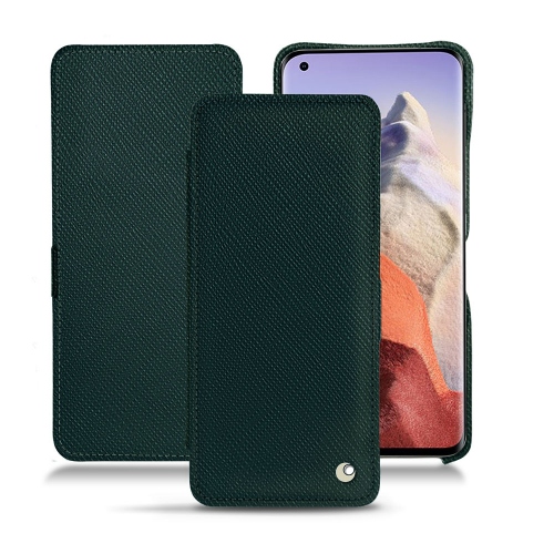 Housse en cuir élégante pour Xiaomi Mi 11 UltraVert séduisant ( Pantone #1d3c34 ) 