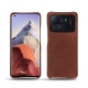 レザーケース Xiaomi Mi 11 Ultra - Passion vintage ( Glutton - Red ) 