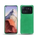 Coque cuir Xiaomi Mi 11 Ultra - Menthe vintage ( Pantone 562C ) 