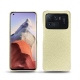 レザーケース Xiaomi Mi 11 Ultra - Ivoire ( Sleek P C12 - White ) 