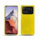 Capa em pele Xiaomi Mi 11 Ultra - Jaune fluo