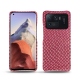 Capa em pele Xiaomi Mi 11 Ultra - Serpent ciclamino