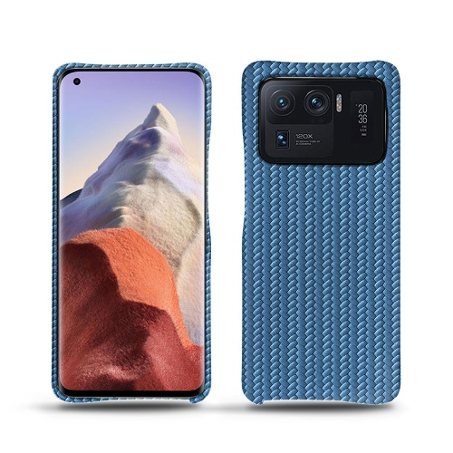 Des coques arrière en cuir pour Xiaomi Mi 11 UltraAbaca ishia ( Pantone #395775 ) 