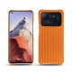 Capa em pele Xiaomi Mi 11 Ultra - Abaca arancio