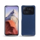 Xiaomi Mi 11 Ultra leather cover - Bleu frisson