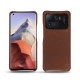 Custodia in pelle Xiaomi Mi 11 Ultra - Marron délicat