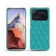 Funda de piel Xiaomi Mi 11 Ultra - Bleu fluo - Couture