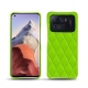 Xiaomi Mi 11 Ultra leather cover - Vert fluo - Couture