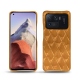 Lederschutzhülle Xiaomi Mi 11 Ultra - Or Maïa - Couture