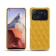 Xiaomi Mi 11 Ultra leather cover - Jaune soulèu - Couture