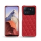 レザーケース Xiaomi Mi 11 Ultra - Rouge troupelenc - Couture