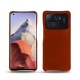 Lederschutzhülle Xiaomi Mi 11 Ultra - Orange Veggie