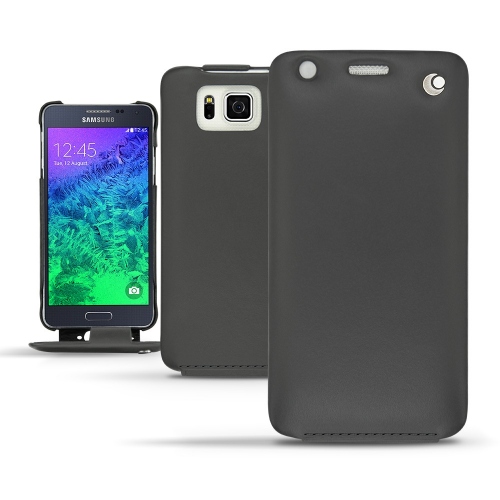 Capa em pele Samsung Galaxy Alpha 