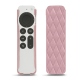 Custodia Apple Siri Remote (2021) - Rose - Couture ( Nappa - Pantone 2365C ) 