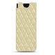 Funda de piel Samsung Galaxy Z Fold3 - Beige - Couture ( Nappa - Pantone 7502C ) 