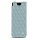 硬质真皮保护套 Samsung Galaxy Z Fold3 - Bleu ciel - Couture ( Nappa - Pantone 277C ) 