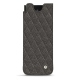 Pochette cuir Samsung Galaxy Z Fold3 - Anthracite - Couture ( Pantone 424C ) 