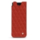 Funda de piel Samsung Galaxy Z Fold3 - Papaye - Couture ( Pantone 180C ) 