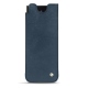 Pochette cuir Samsung Galaxy Z Fold3 - Jean vintage ( Roughtcut - Pantone 285U  ) 