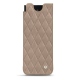 硬质真皮保护套 Samsung Galaxy Z Fold3 - Taupe vintage - Couture