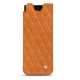 Samsung Galaxy Z Fold3 leather pouch - Mandarine vintage - Couture