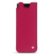 Samsung Galaxy Z Fold3 leather pouch - Rose fluo