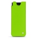 Samsung Galaxy Z Fold3 leather pouch - Vert fluo