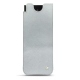 Samsung Galaxy Z Fold3 leather pouch - Platinium ( Pantone 877C ) 
