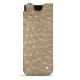 Pochette cuir Samsung Galaxy Z Fold3 - Autruche desert
