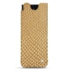Pochette cuir Samsung Galaxy Z Fold3 - Serpent sabbia