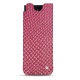 Samsung Galaxy Z Fold3 leather pouch - Serpent ciclamino