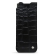 Samsung Galaxy Z Fold3 leather pouch - Crocodile nero
