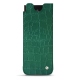 Capa em pele Samsung Galaxy Z Fold3 - Crocodile pino