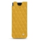 硬质真皮保护套 Samsung Galaxy Z Fold3 - Jaune soulèu - Couture