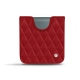 Pochette cuir Samsung Galaxy Z Flip3 - Rouge - Couture ( Nappa - Pantone 199C ) 