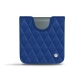 Pochette cuir Samsung Galaxy Z Flip3 - Bleu océan - Couture ( Nappa - Pantone 293C ) 