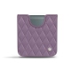 Pochette cuir Samsung Galaxy Z Flip3 - Lilas - Couture ( Nappa - Pantone 2645U ) 