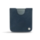 Pochette cuir Samsung Galaxy Z Flip3 - Jean vintage ( Roughtcut - Pantone 285U  ) 