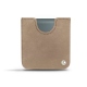 Samsung Galaxy Z Flip3 leather pouch - Taupe vintage ( Pantone 7530C ) 