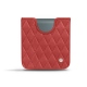Pochette cuir Samsung Galaxy Z Flip3 - Cerise vintage - Couture