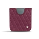 Pochette cuir Samsung Galaxy Z Flip3 - Prune vintage - Couture