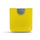 Lederschutzhülle Samsung Galaxy Z Flip3 - Jaune fluo