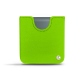 Lederschutzhülle Samsung Galaxy Z Flip3 - Vert fluo